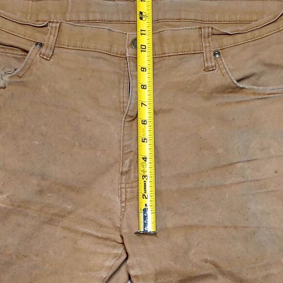 Dickies Distressed Thrashed Grunge Tan Carpenter Work Wear Pants - Mens 36x32 - Picture 10 of 11